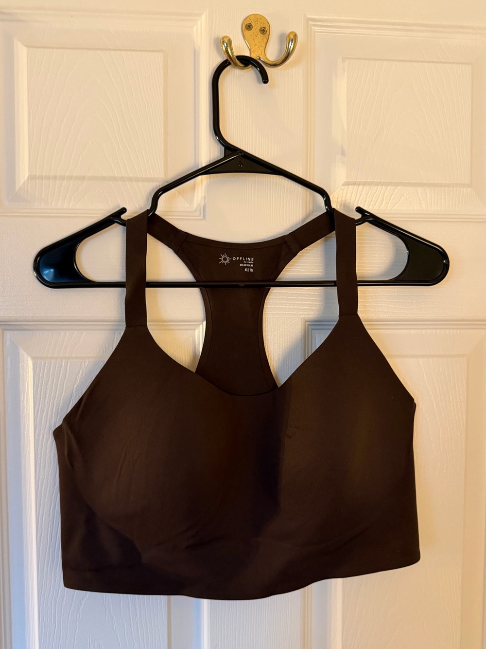 aerie Brown Racerback Sports Bralette